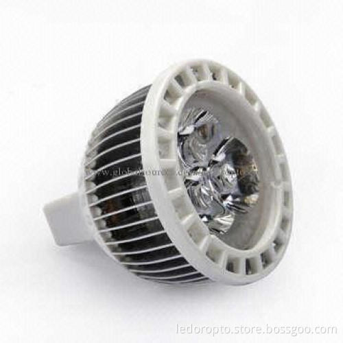 LD 3W MR16 LED Spotlight with 42 Pieces Aluminum Fins, Bridgelux/Epistar/Epileds Chip